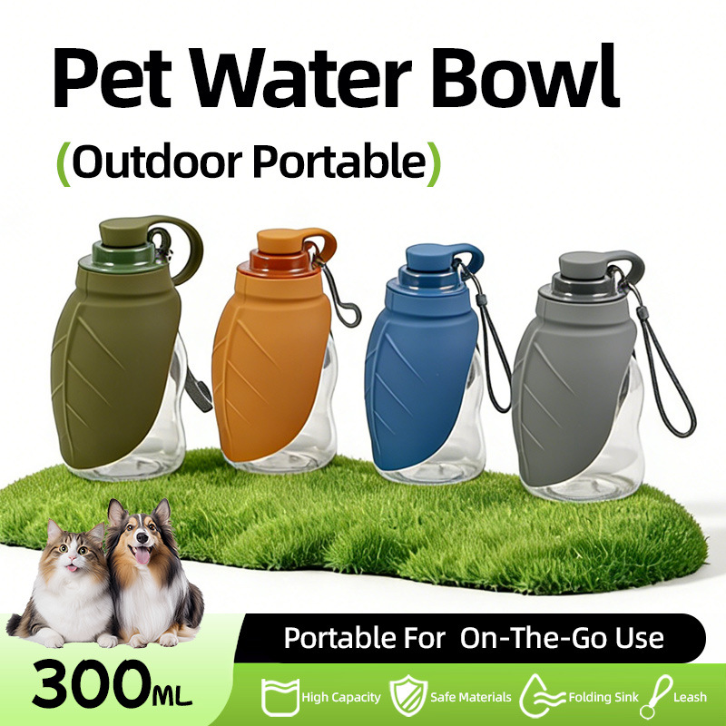 Botol Air Anjing Portabel Sili - Outdoor Sport Glass Water Bottle ulasan dan harga